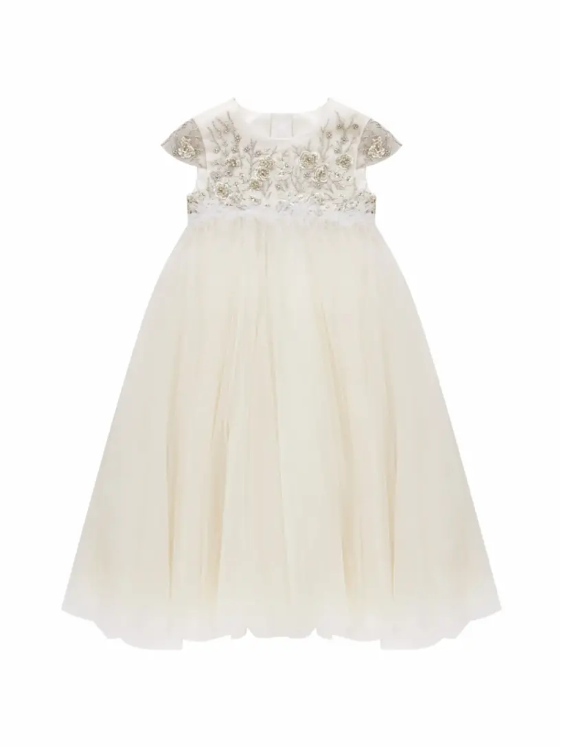 

Многослойное платье с пайетками LILLY Maison Ava, бежевый