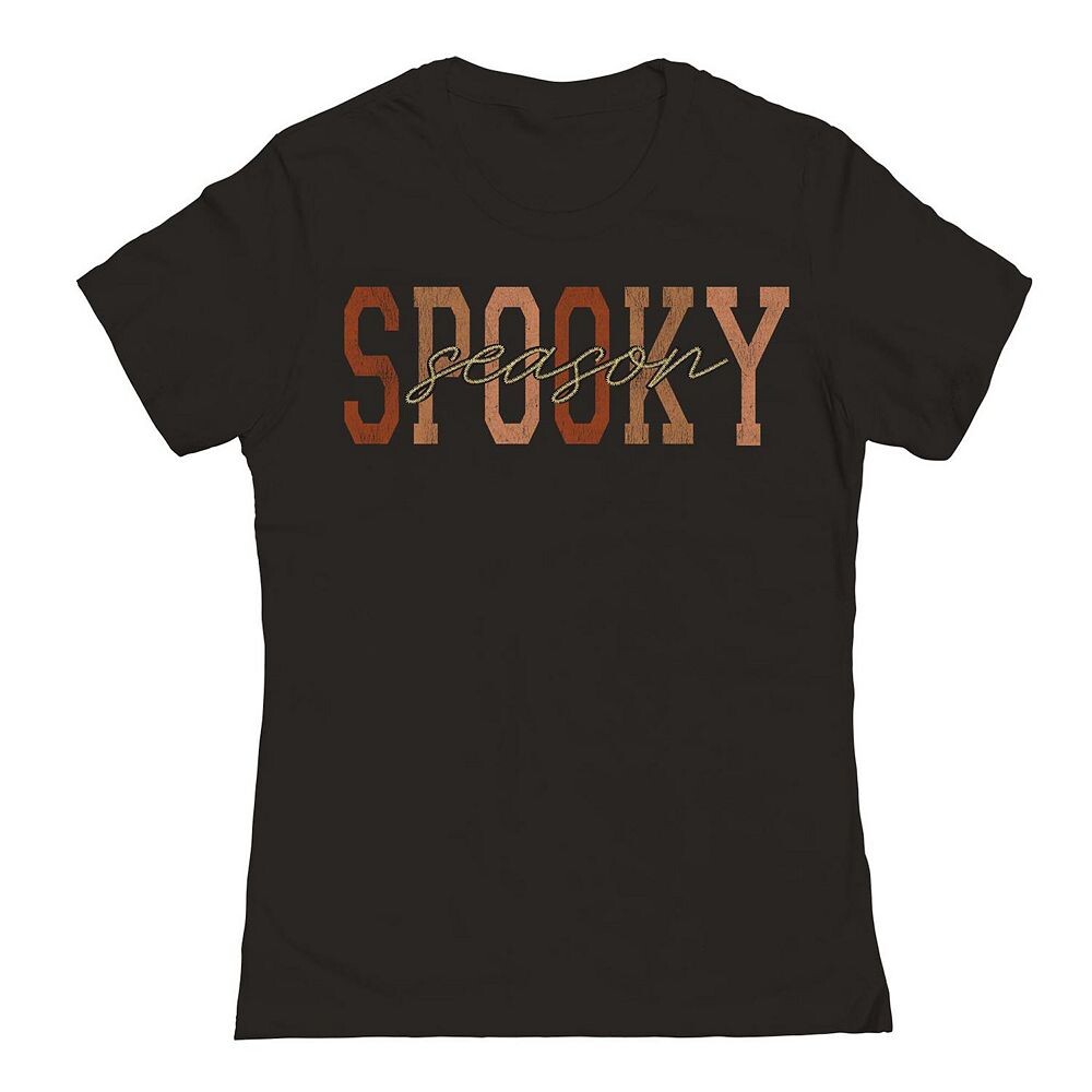 

Футболка Junior's Spooky Season с рисунком Хэллоуина, черный