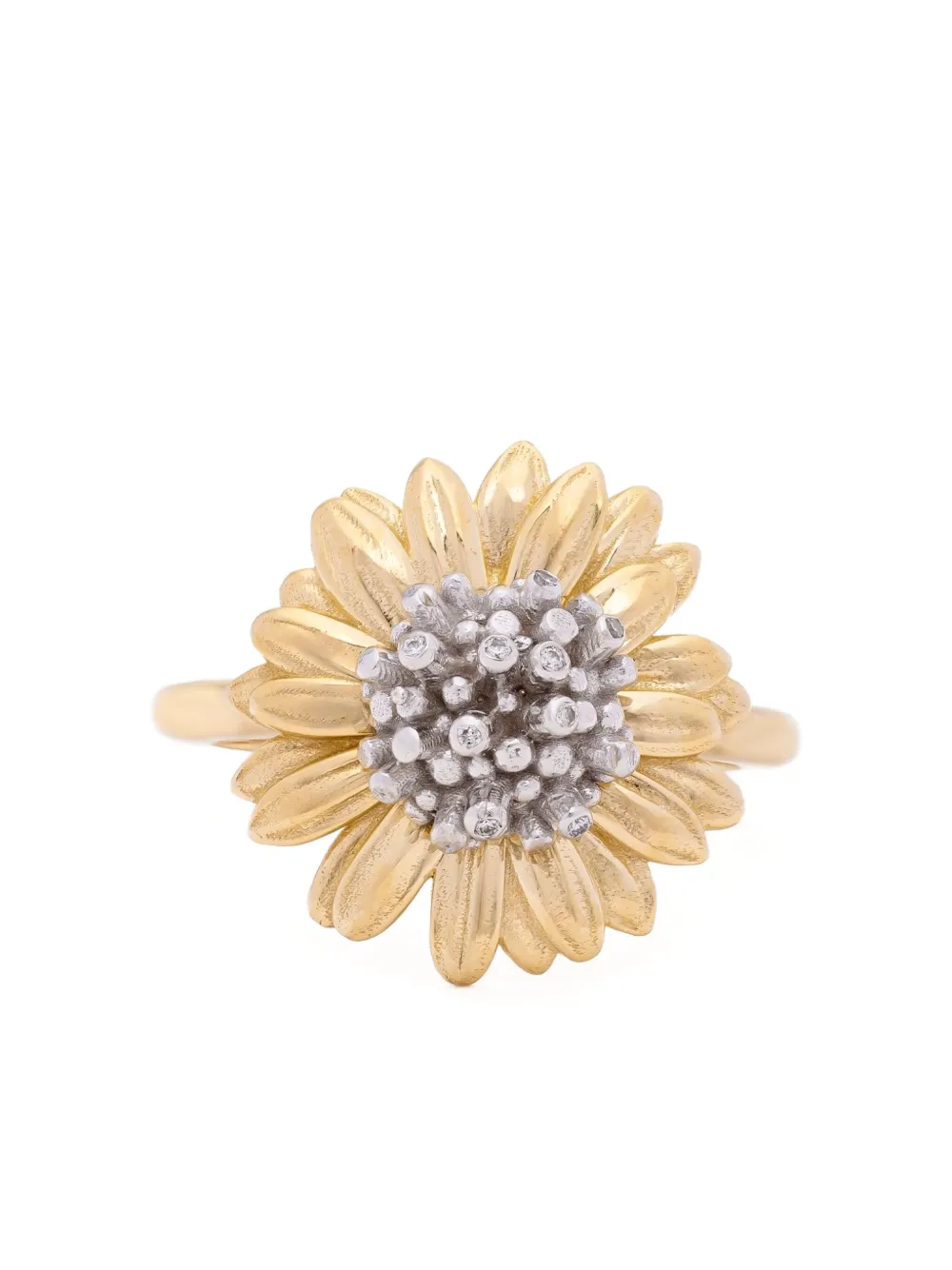 

Кольцо из желтого золота 14 карат с подсолнухом Yrusha, золотистый