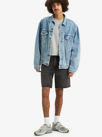 

468 Свободные мужские шорты 9 дюймов Levi's, цвет Black