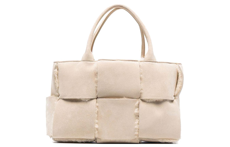 Bottega Veneta Арко замшевая сумка тоут из телячьей кожи — фото 2