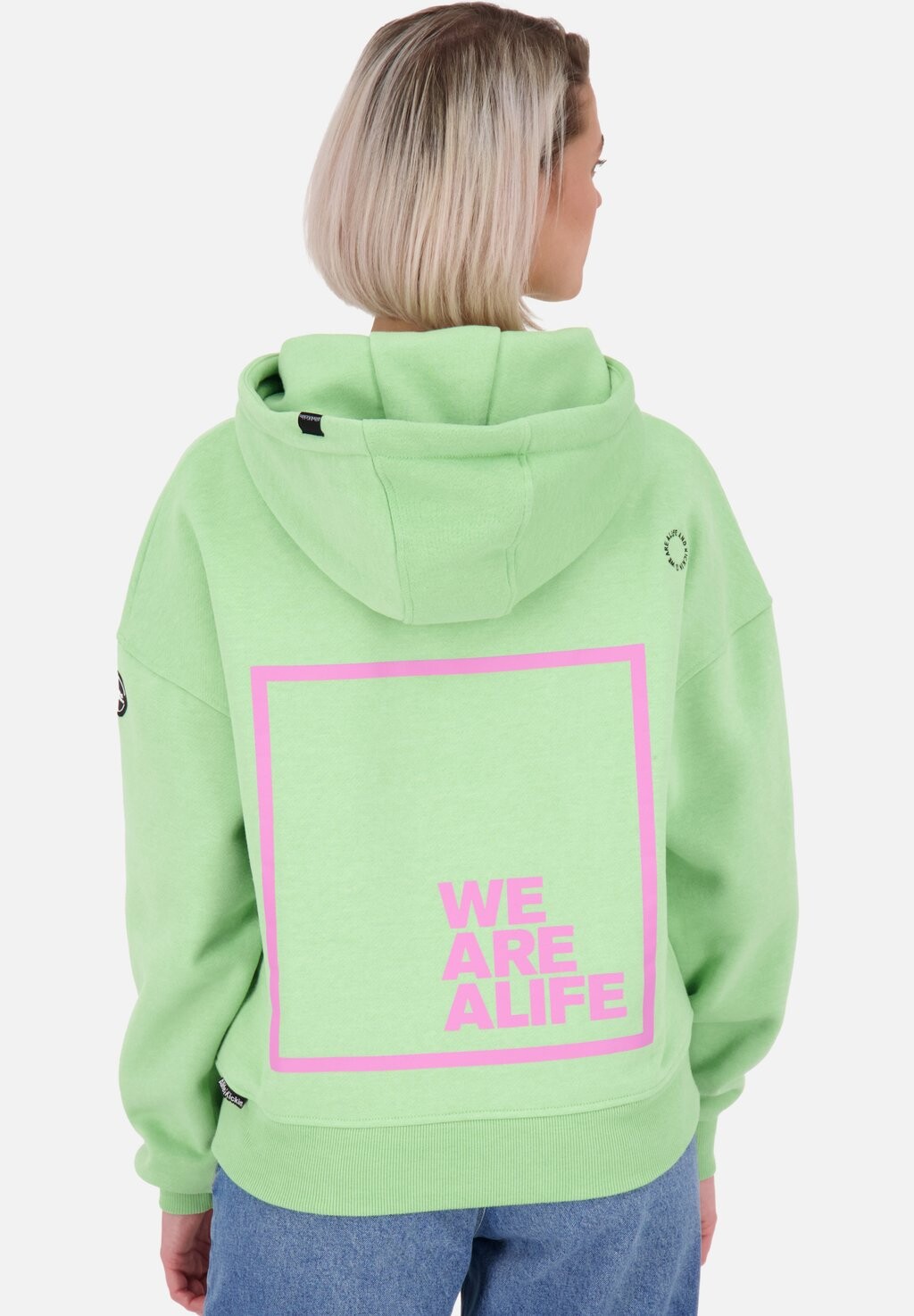 

Толстовка с капюшоном JESSYAK alife & kickin, цвет Mottled Green
