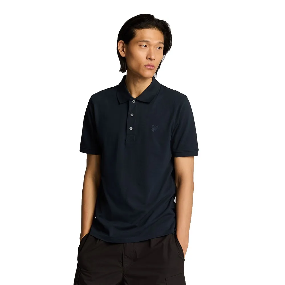 

Поло с коротким рукавом Lyle & Scott Superfine, синий