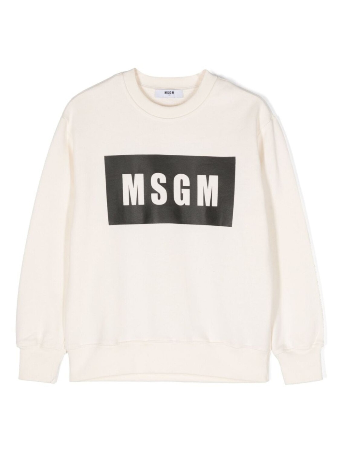 

MSGM Kids толстовка с логотипом, нейтральный цвет