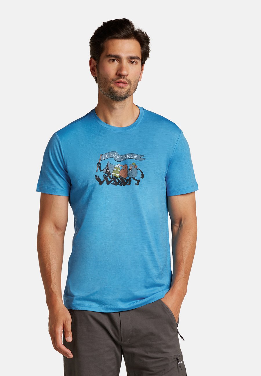 

Спортивная футболка icebreaker LIGHT WEIGHT TECH LITE HIKE TOGETHER, Arctic/Light Blue