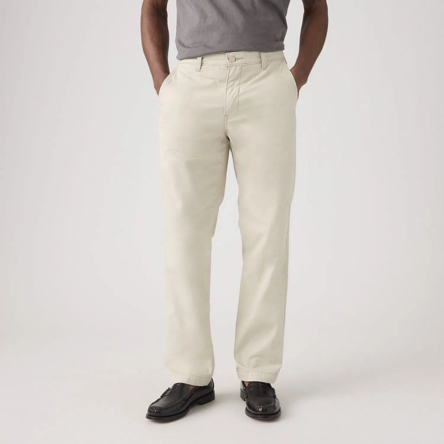 Мужские брюки Xx Chino Authentic Relaxed Lightweight Levi's, White — фото 2