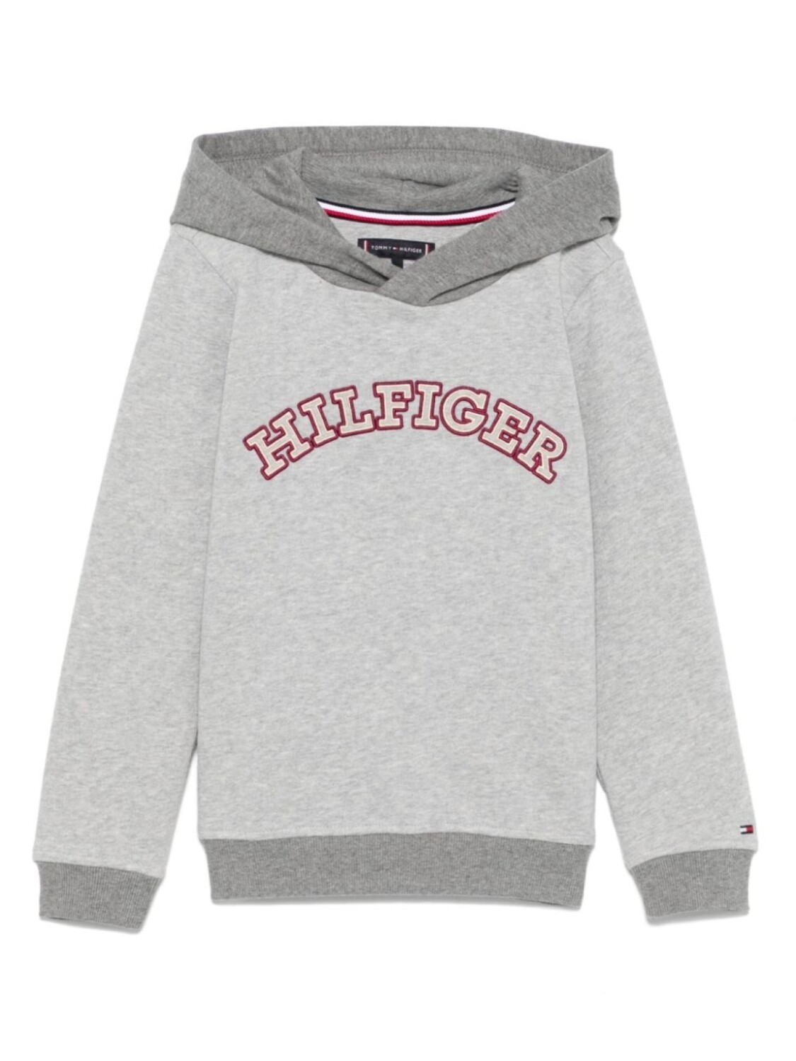 

Худи с вышитым логотипом Tommy Hilfiger Junior, серый