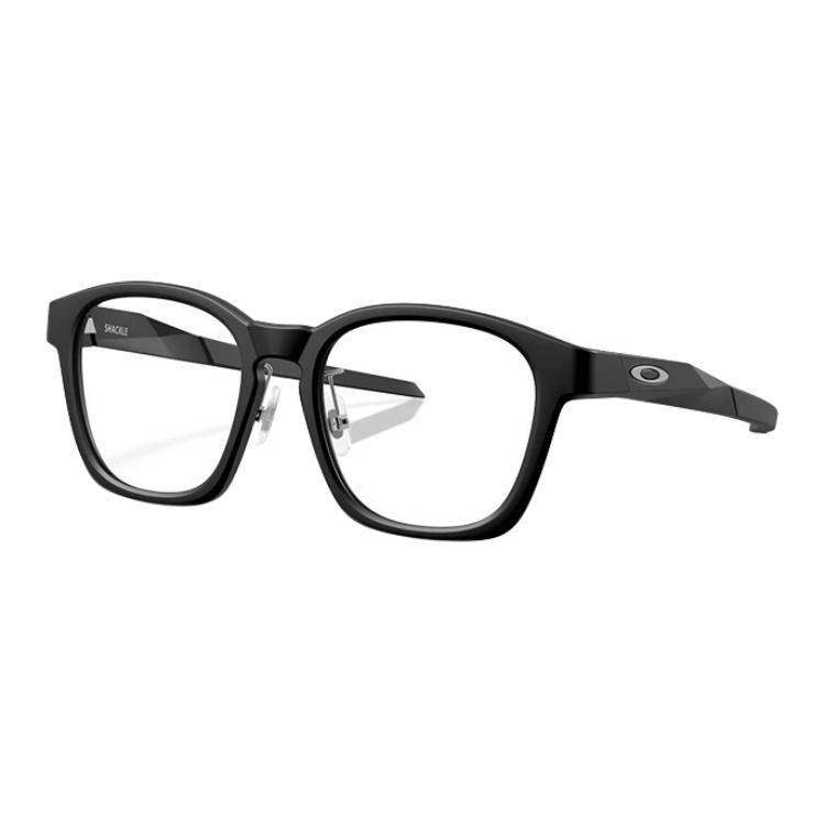 

Oakley Литьевая пластиковая квадратная оправа для очков с памятью формы унисекс черная, Black