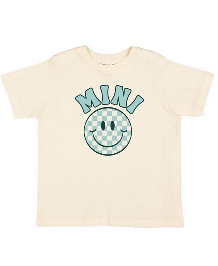 

Футболка с коротким рукавом "Mini Smiley Checker" для мальчиков - маленькие дети Sweet Wink, коричневый/бежевый
