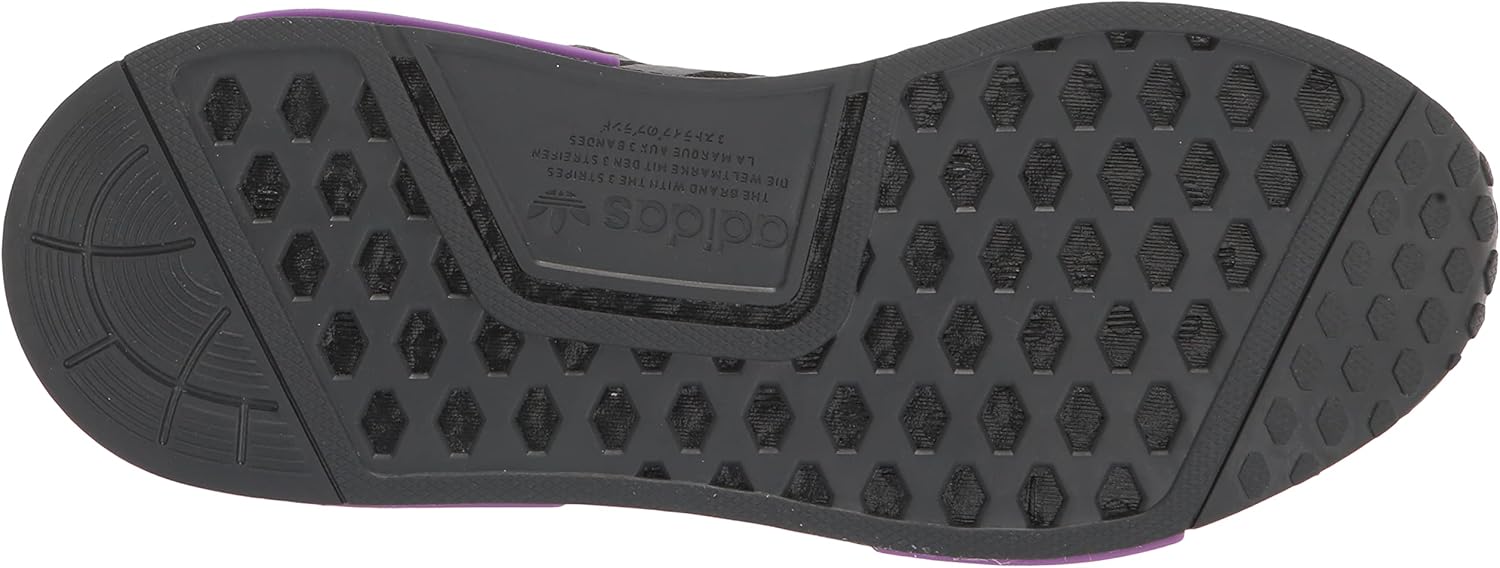 Кроссовки adidas Originals NMDr1 для детей и унисекс, черный/серый — фото 4
