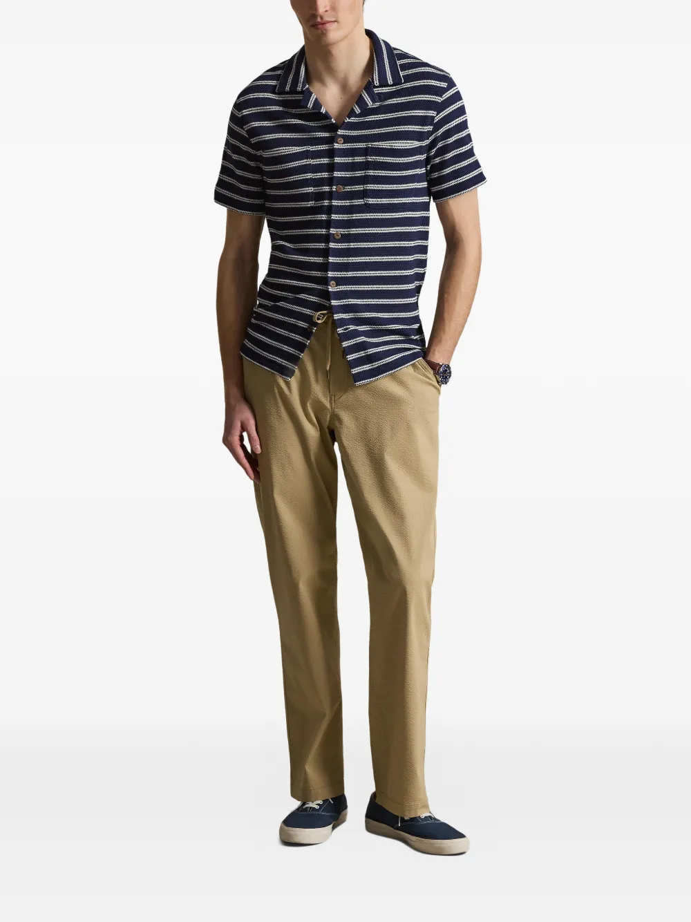 Брюки на кулиске Polo Ralph Lauren, бежевый — фото 2