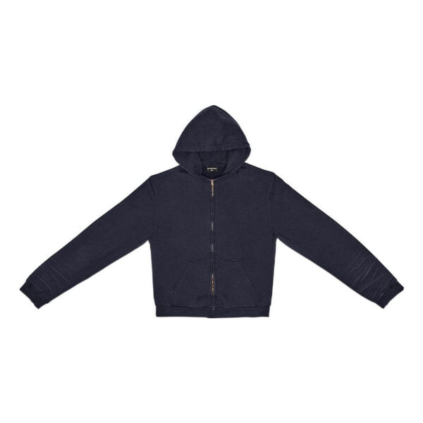 

Куртка tab worn-out zip-up hoodie 'black' Balenciaga, черный