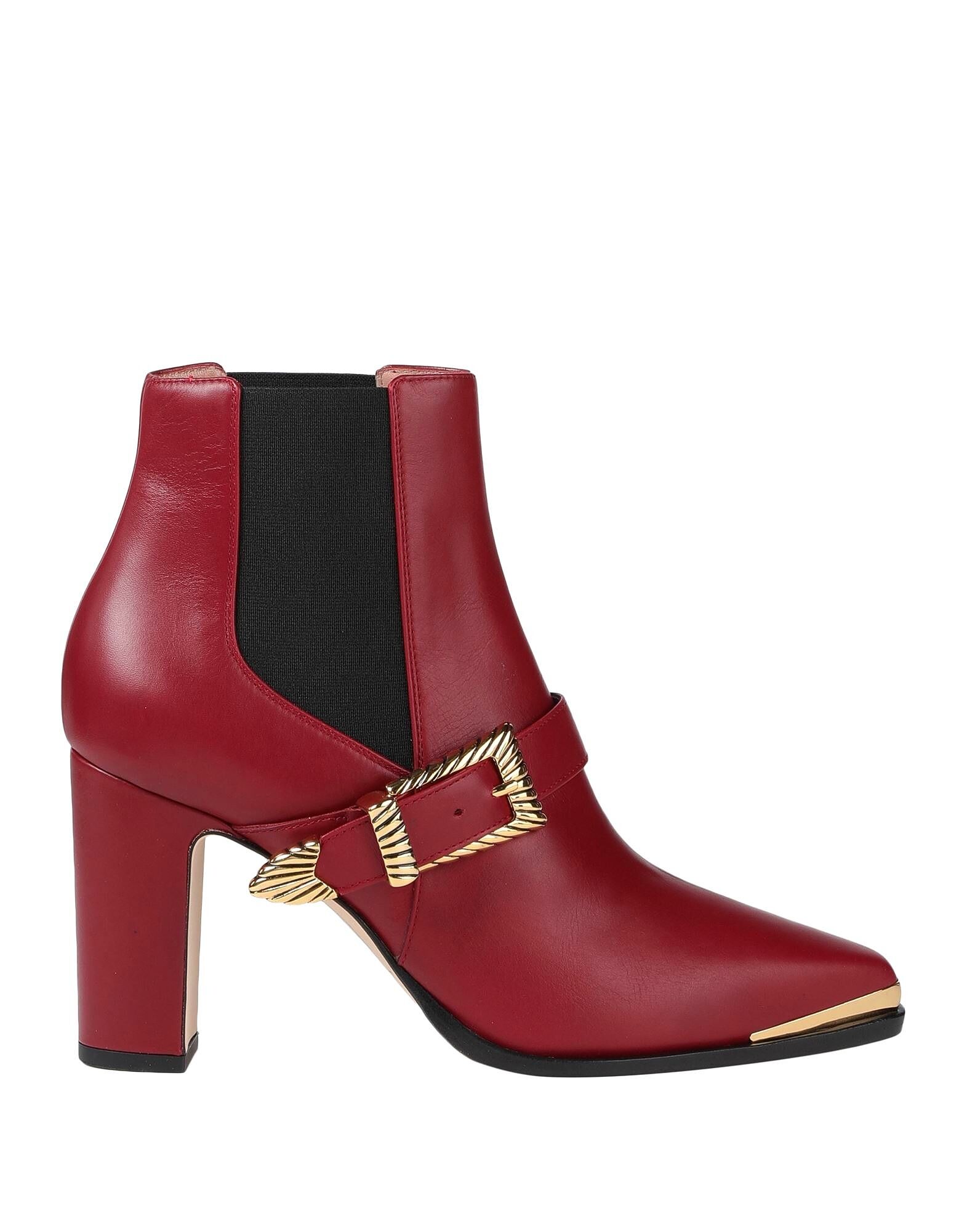 Ботильоны Alberta Ferretti, гранатовый