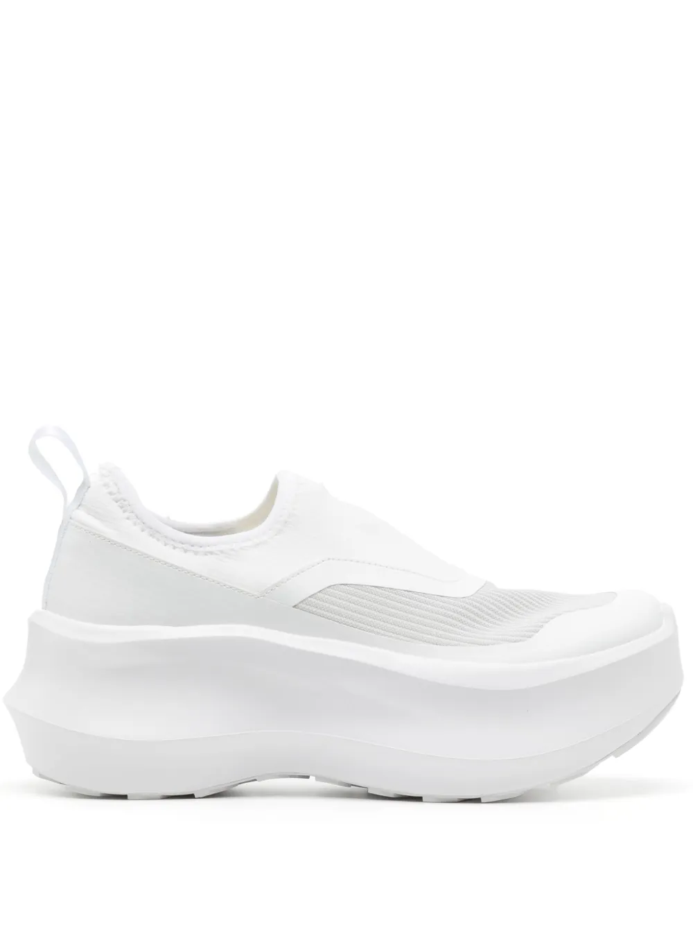 Слипоны Salomon на платформе Comme Des Garçons X Salomon, белый