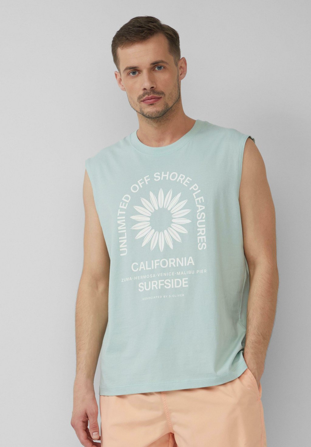 

Майка TANK MIT PRINT s.Oliver, мятный