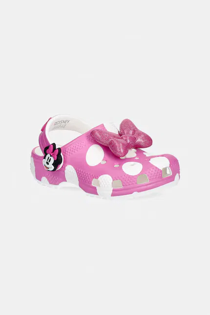 Сланцы с принтом Minnie Mouse Classic Clog T Crocs, розовый