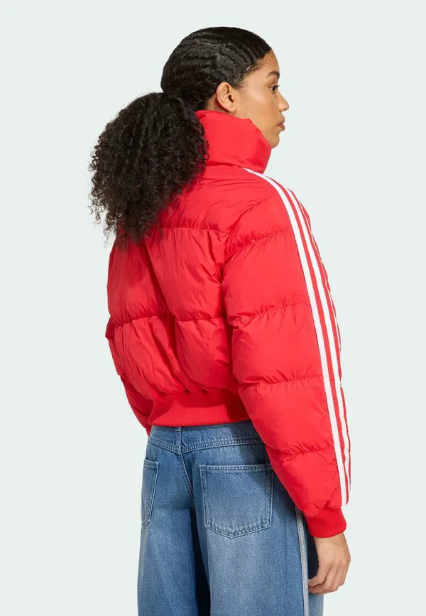 Укороченная зимняя куртка Adidas Originals, Better Scarlet — фото 2