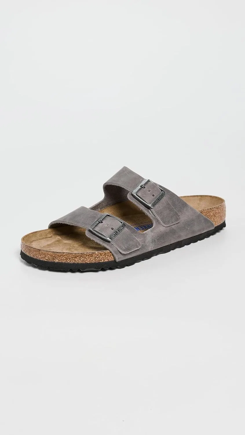 Сандалии с мягкой стелькой Birkenstock, Iron Oiled Leather — фото 2