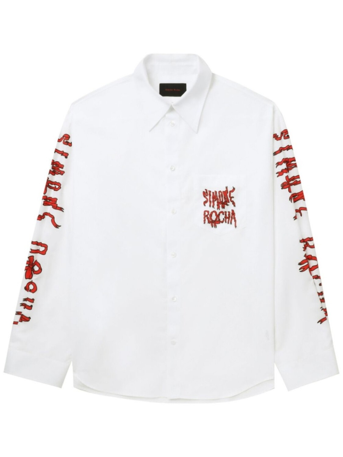 

Футболка с логотипом Simone Rocha, белый