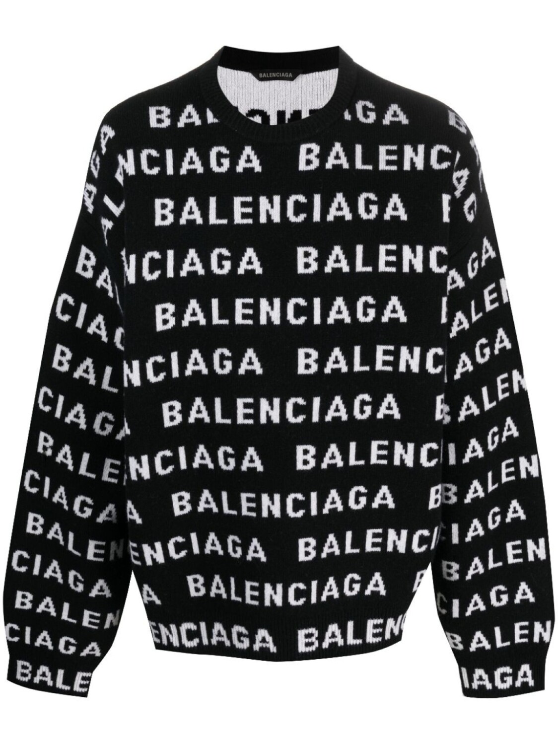

Balenciaga джемпер с логотипом, черный