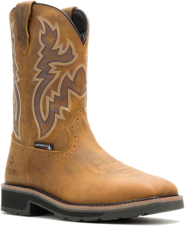 

Мужские сапоги Wolverine Rancher с подъемом и стальным носком, Cashew