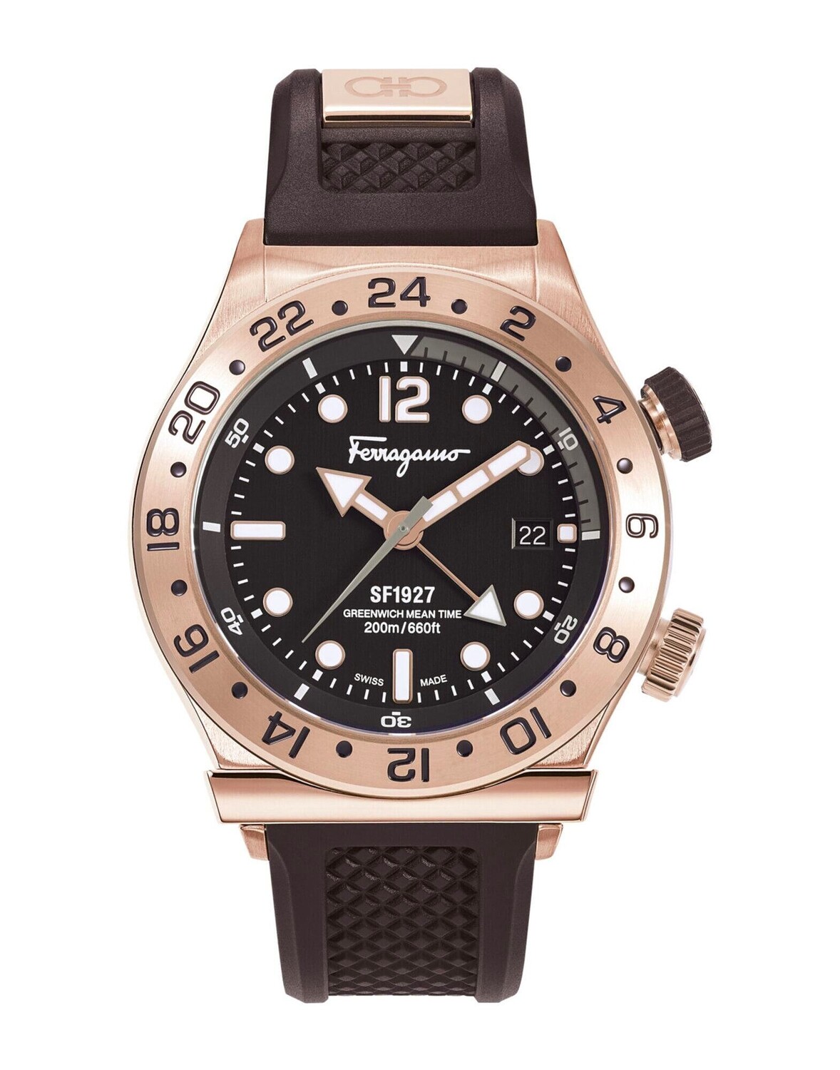 

Часы Ferragamo, розовое золото