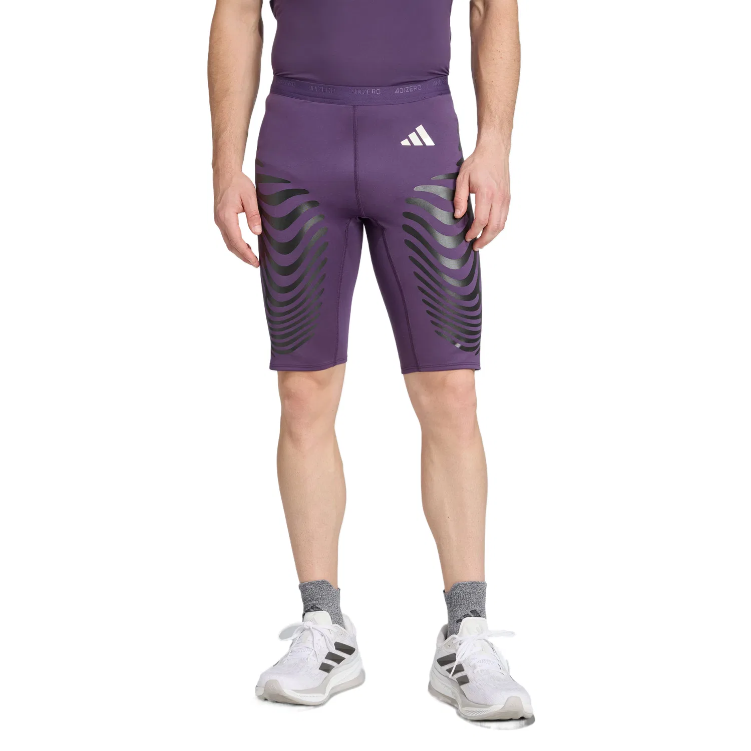 Шорты для бега мужские Aurora Plum Purple Adidas — фото 3