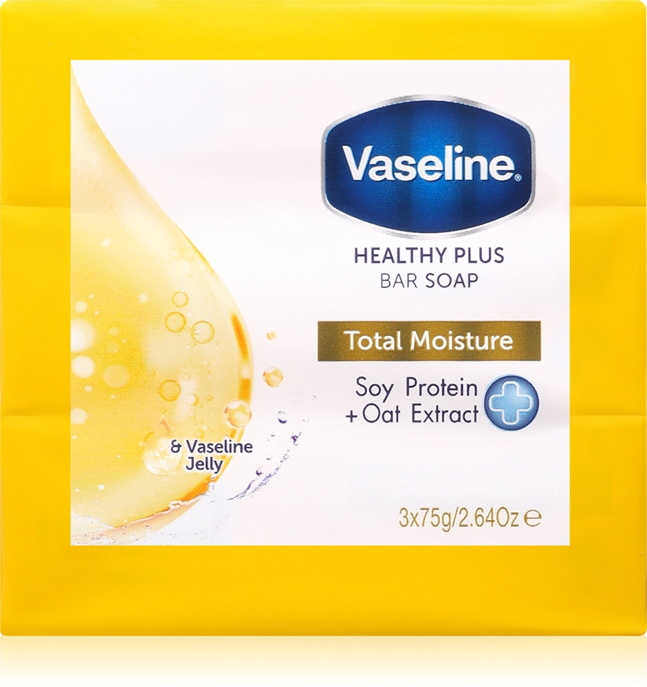 

Набор кускового мыла Total Moisture Vaseline, 3× 75 гр