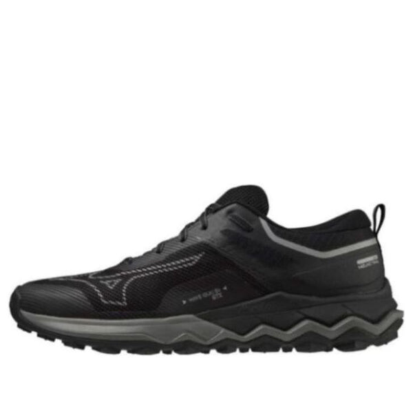 

Кроссовки wave ibuki 4 gtx 'black grey' Mizuno, черный