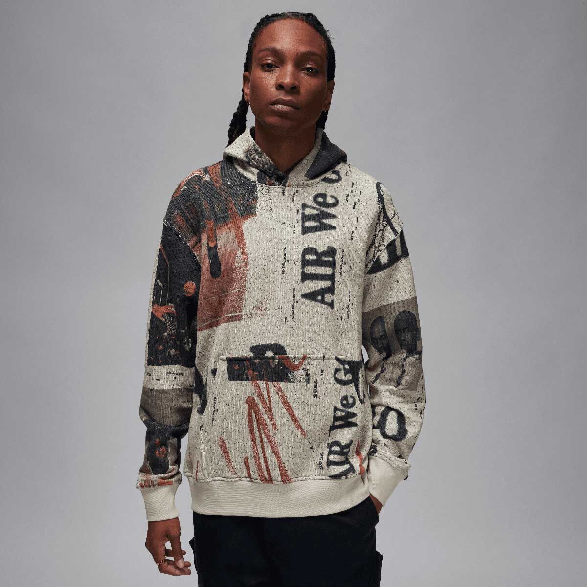 

Толстовка Heritage AOP Hoody Jordan, цвет Cream