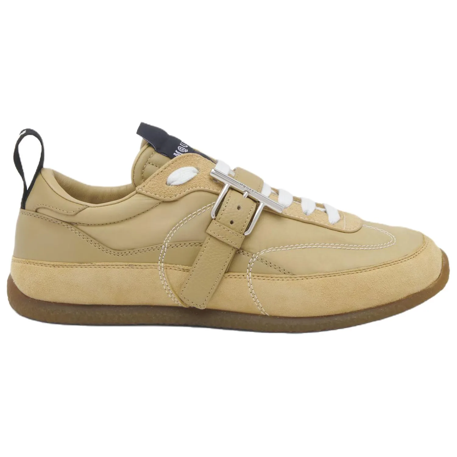 Alexander McQueen Кроссовки casual EC1 Calfskin мужские коричневые — фото 3