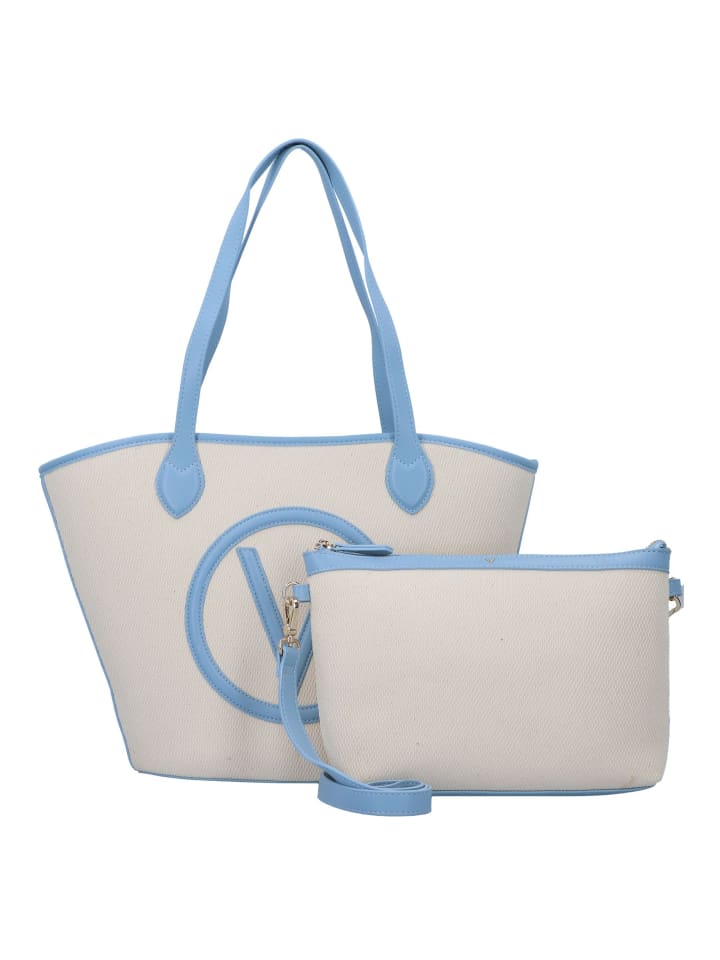 

Сумка шоппер Valentino, цвет nat-azzurro