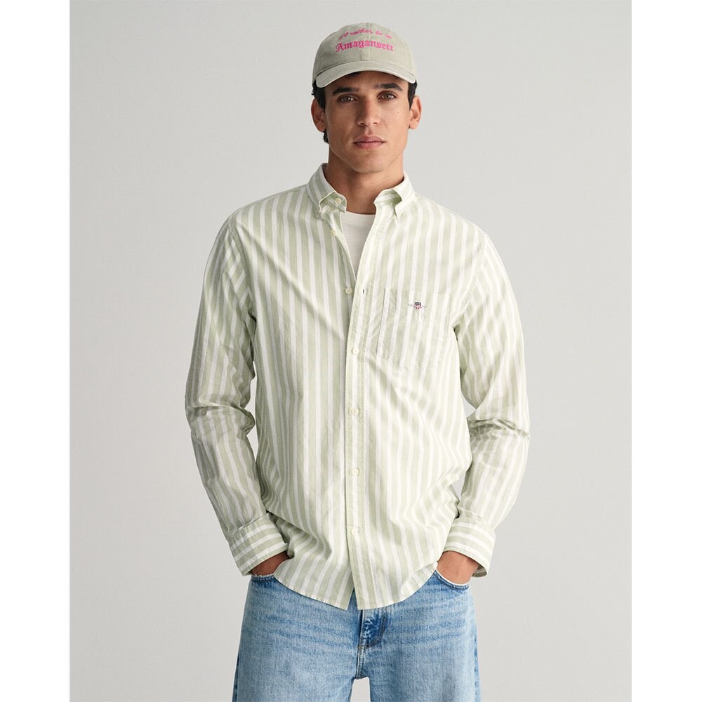 

Рубашка с длинным рукавом Gant 3240039 Wide Poplin, бежевый