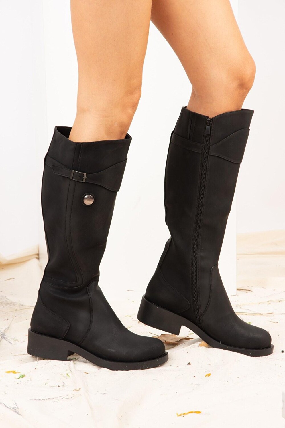 

J674272309 Черные женские ботинки Fox Shoes, Черный, J674272309 Черные женские ботинки Fox Shoes