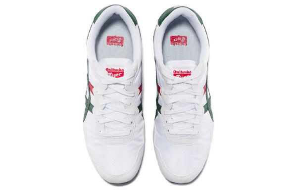 Кроссовки Onitsuka Tiger Reclaiman Running Shoes White/Green/Red, белый — фото 4