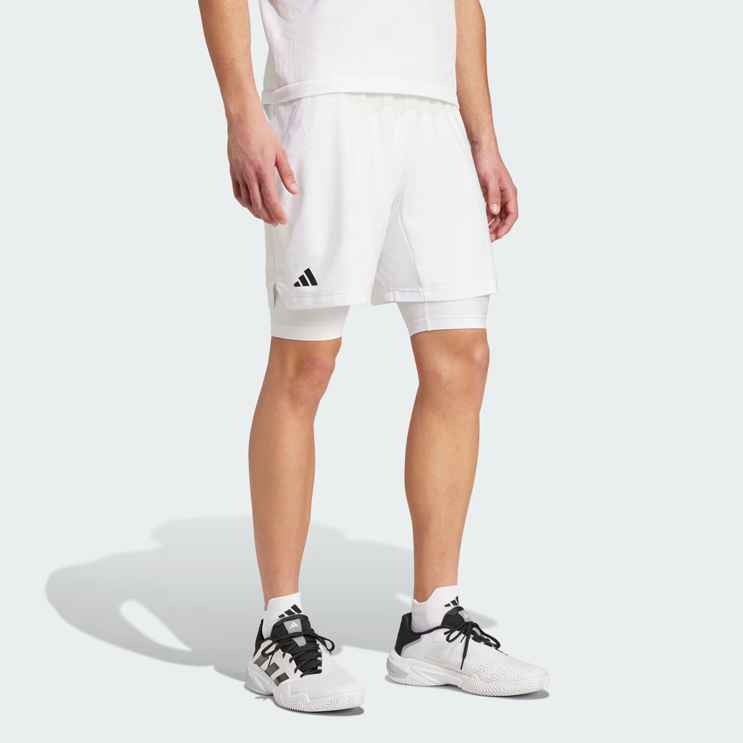

Комплект шорт и внутренних шорт Tennis Pro AEROREADY Adidas, цвет White