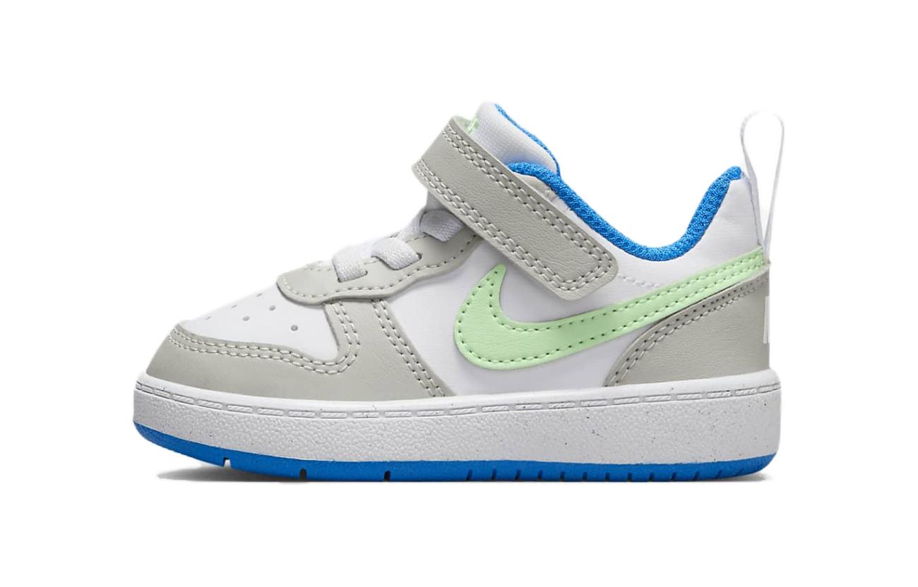 

Court Borough Low Recraft TD 'Light Iron Ore Vapor Green' Nike, белый серый