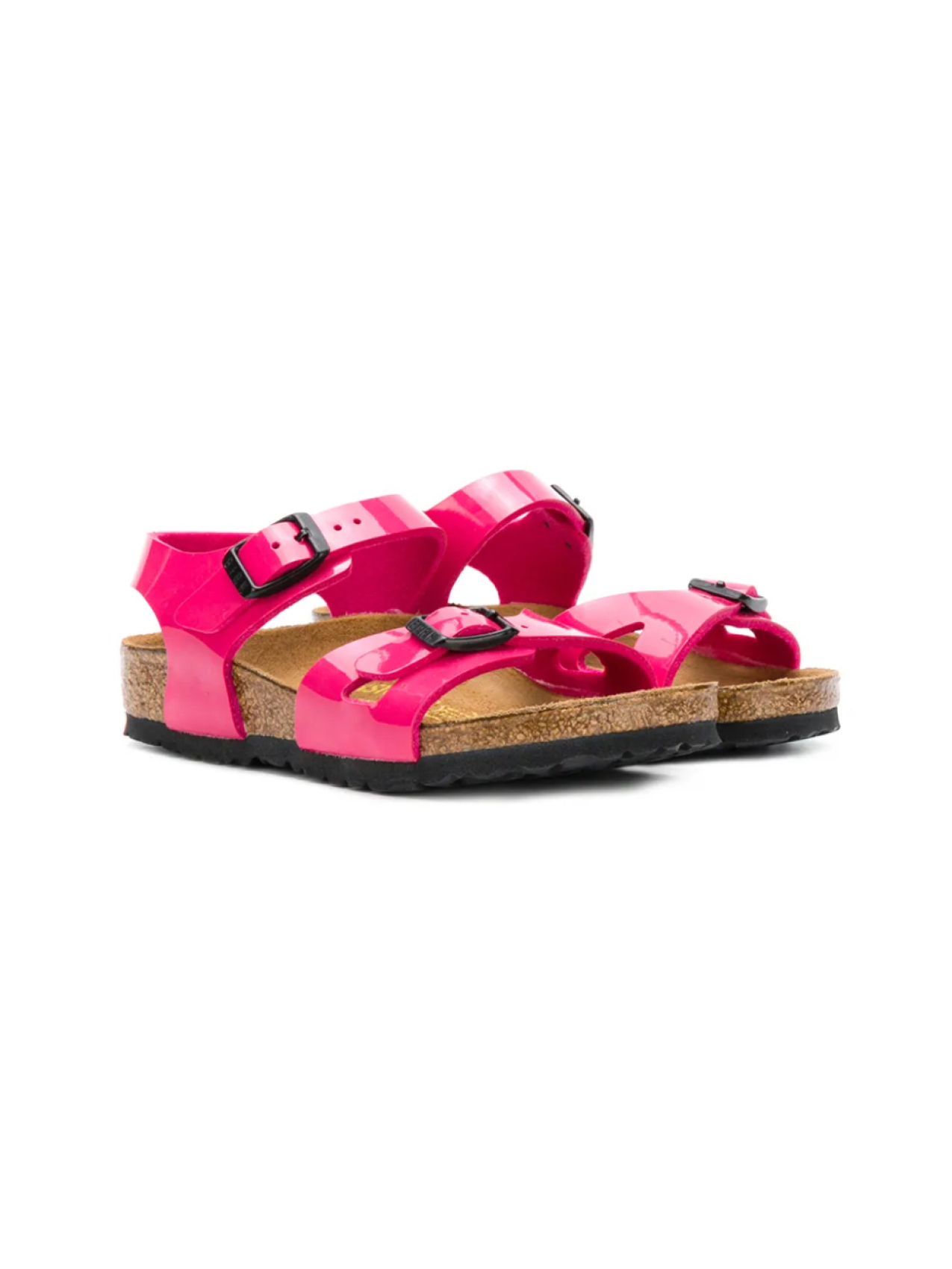 

Сандалии с пряжками Birkenstock Kids, розовый