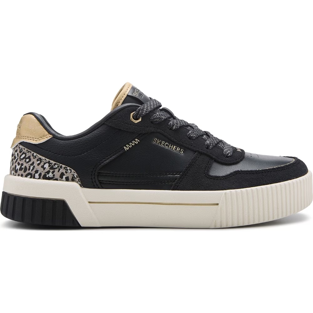 Кроссовки Jade court classic от Skechers, black/leopard — фото 2