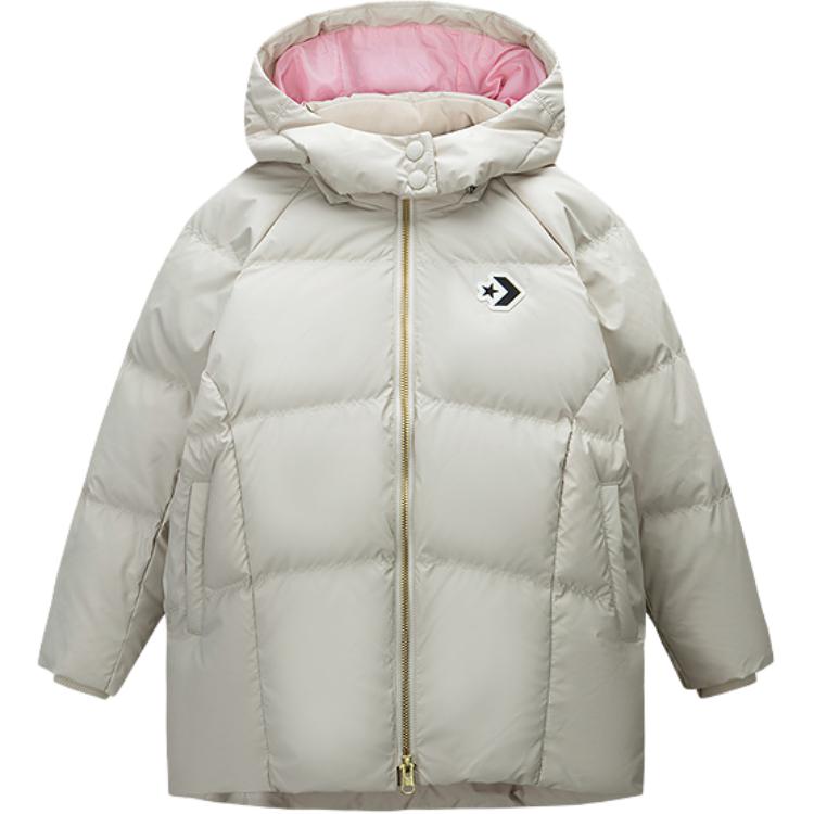 

Converse Детская пуховая куртка кремового цвета