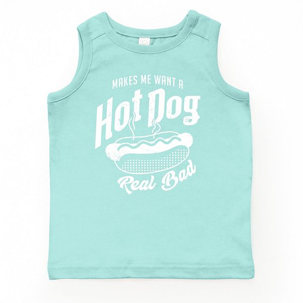 

Футболка Makes me want a hot dog real bad The Juniper Shop, Seafoam