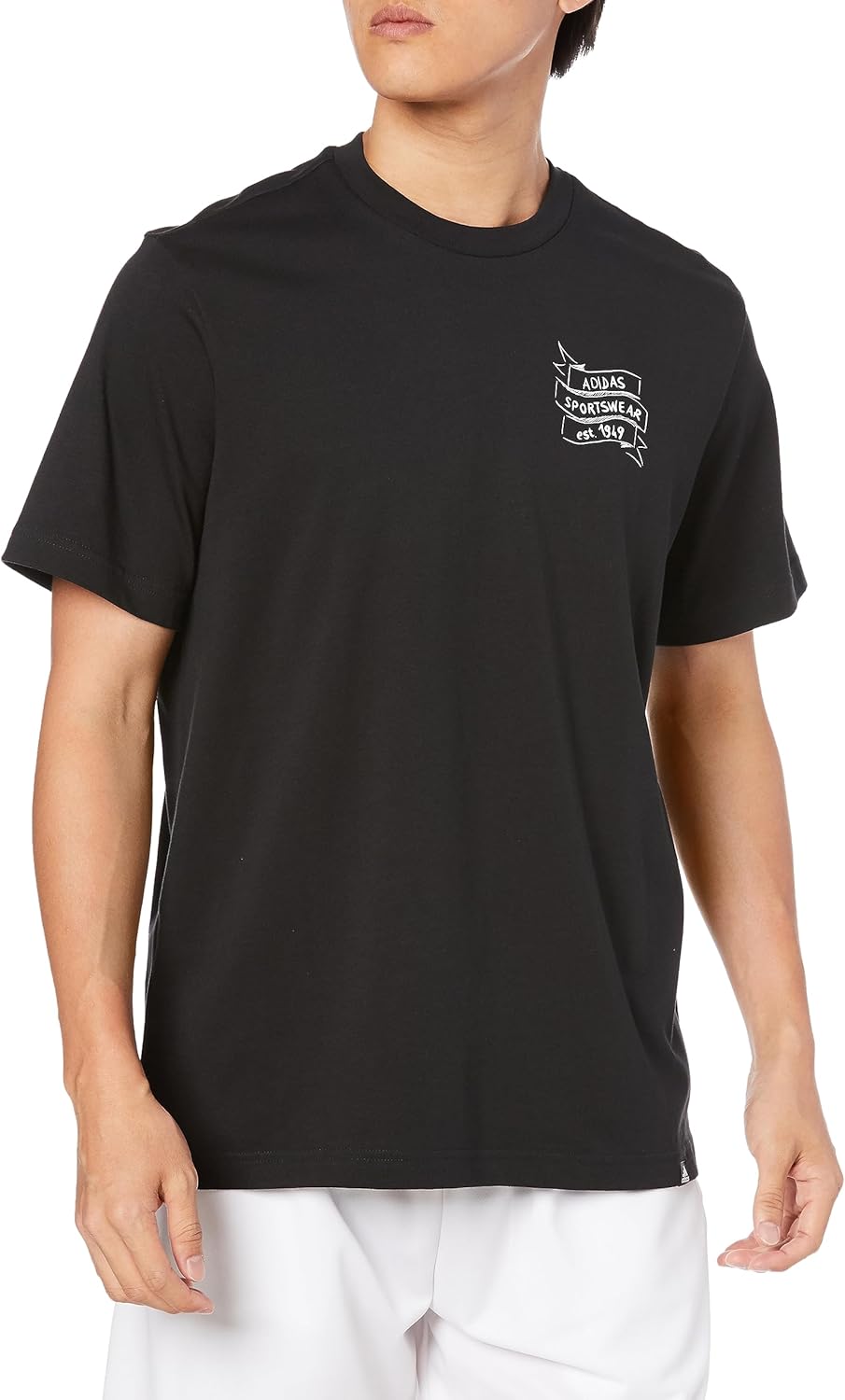 

Мужская футболка с коротким рукавом Brand Love EAQ69 Adidas, черный