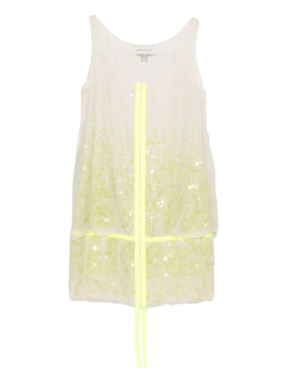 

Платье с пайетками Gemy Maalouf, нейтральный