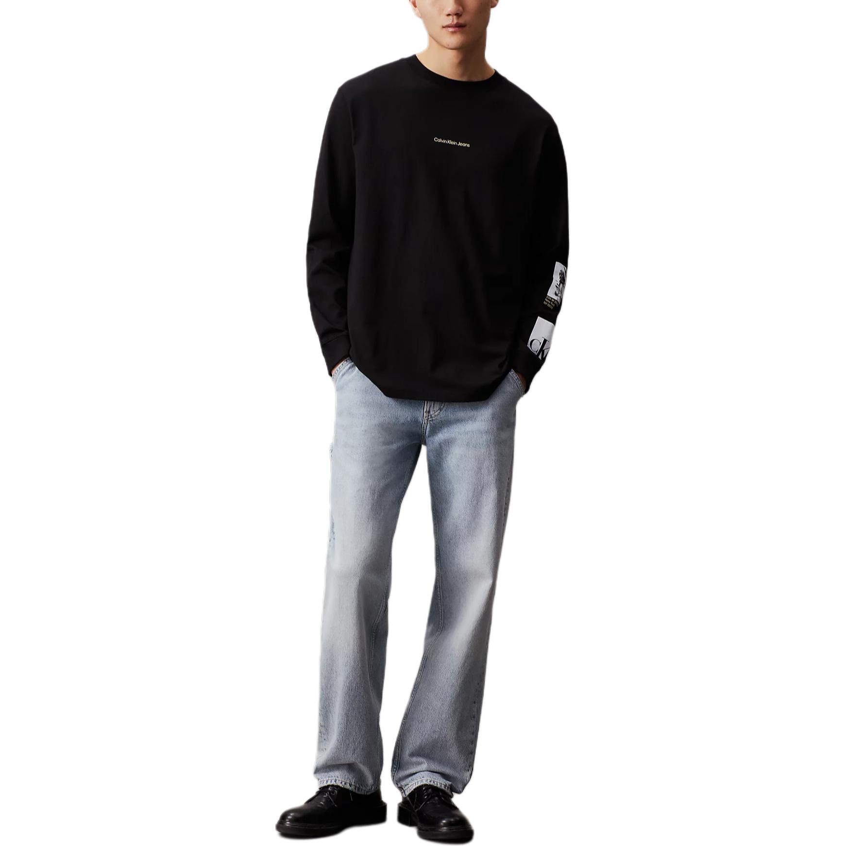 Calvin Klein Футболка Europe Version мужская black — фото 3