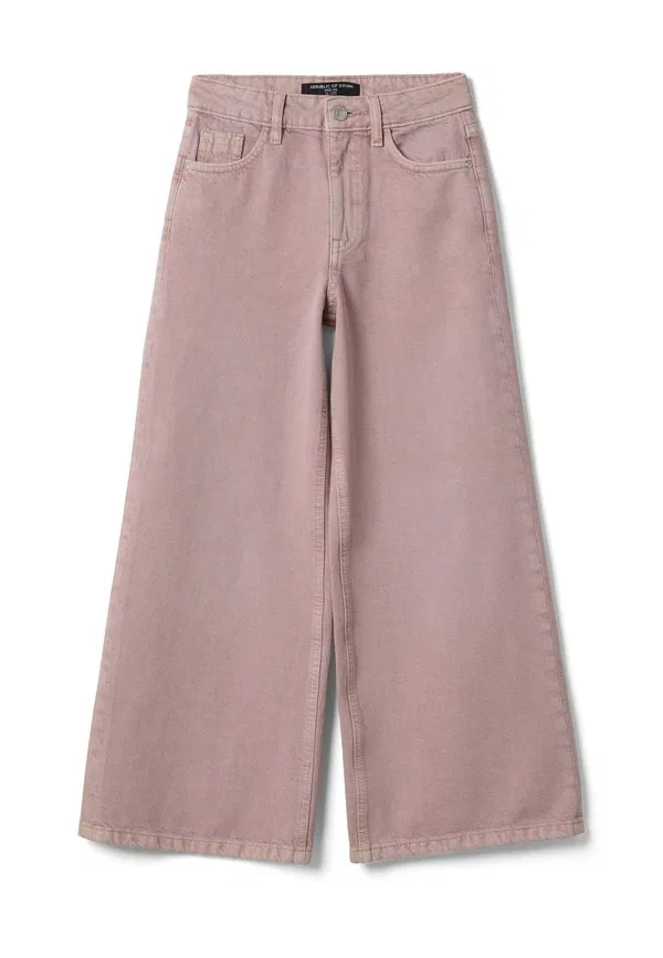 Очень широкие расклешенные джинсы Ovs, Dark Pink