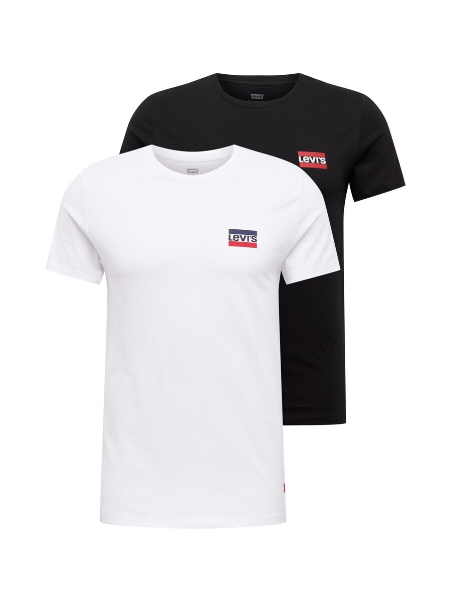 

Футболка LEVI'S 2PK CREWNECK GRAPHIC, черный/белый