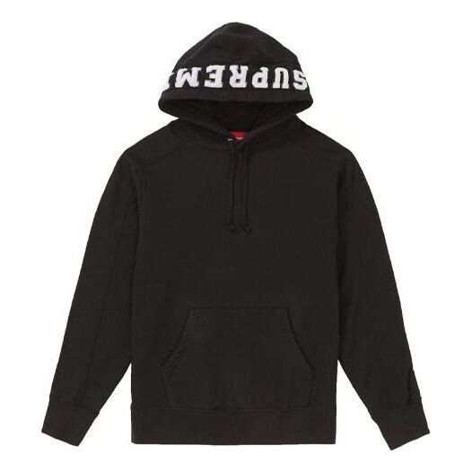 

Толстовка fw18 paneled hooded sweatshirt 'black' Supreme, черный
