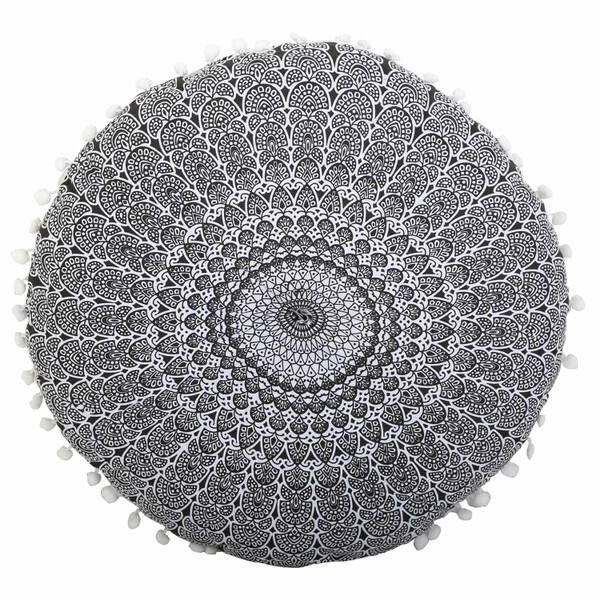 

Подушка на сиденье Casa Moro Mandala Saira, 50x50x50 см, черный