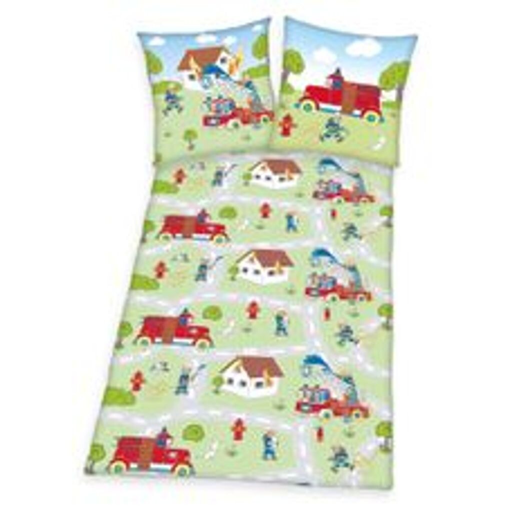 

Комплект постельного белья с пожарной командой 2 шт. 80 х 80 и 135 х 200 см Herding