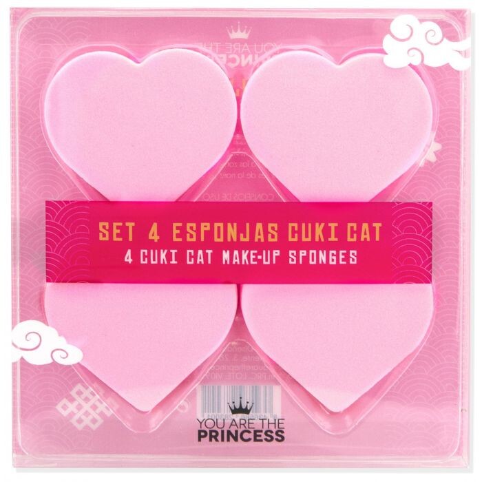 

Набор косметики Cuki Cat Set 4 Esponjas You Are The Princess, 4 unidades